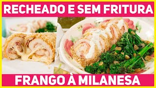 Como Fazer FRANGO CORDON BLEU  Frango Empanado recheado MUITO Crocante  RM 606 [upl. by Anelle]