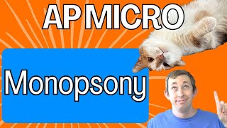 Monopsony in 3 Minutes  AP Micro Struggle 54 [upl. by Htenaj134]