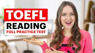 Get the HIGHEST SCORE possible on your TOEFL READING Practice with me [upl. by Ailemrac]