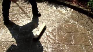 How to clean efflorescence and restore my pavers with Gator Efflorescence Cleaner [upl. by Ellehcit]