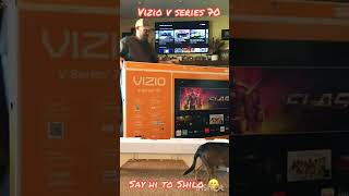 UNBOXING VIZIO V SERIES 70” TV 📺 [upl. by Selin]