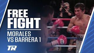 Epic 1st Fight in Great Trilogy  Erik Morales vs Marco Antonio Barrera 1  ON THIS DAY FREE FIGHT [upl. by Yrol]