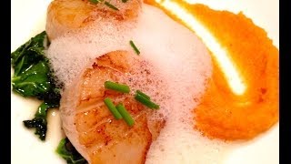 How to Make a Dashi Air and Crusted Flounder Fillet [upl. by Nnahtur]