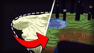 I Transformed the End into Overworld in Minecraft Hardcore [upl. by Allimak]