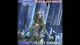 Enchantress Vs Black Manta  injustice 2 shorts [upl. by Lladnik]