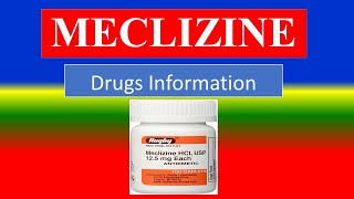 MECLIZINE  Generic Name  Brand Names How to use Precautions Side Effects [upl. by Ecirtac]