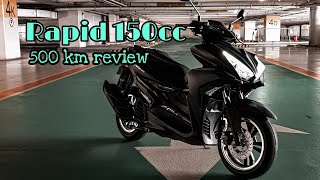 Ep 2 Rusi Rapid 150cc  100kmh speed [upl. by Subocaj]