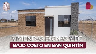 Esta es LA PRIMER CASA en San Quintín construida en colaboración por INFONAVIT y nuestro Gobierno [upl. by Cralg]