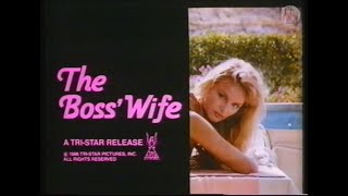 The Boss Wife 1987  VHS Trailer CBS Fox Video [upl. by Ardnajela21]