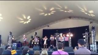 Oompah Brass play Kiss at Looe Music Festival beach stage 2015 [upl. by Keefer]