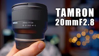 Tamron 20mm F28 📸 Objetivo para Cámaras Sony Alpha [upl. by Vijnas]