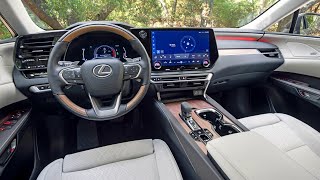 2023 Lexus RX  Full INTERIOR Details Features Ambient lighting amp Trunk [upl. by Clift182]