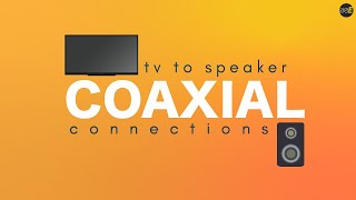 Coaxial Audio Connection Illustrated Tutorial [upl. by Festatus]