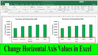 🔥 How to Change Horizontal Axis Values in Excel Charts [upl. by Missy]