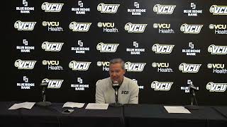 VCU Basketball postgame press conference  Alcorn State Dec 10 2023 [upl. by Longtin]