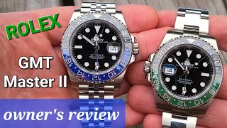 Rolex GMT Master 2  Owners Review  Batgirl and Riddler or is it Batman and Sprite [upl. by Mortimer]