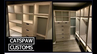 Custom BuiltIn Illuminated Closet [upl. by Evander751]