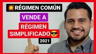 REGIMEN COMUN VENDE A REGIMEN SIMPLIFICADO 2022 RESPONSABLE DE IVA vende a NO RESPONSABLE DE IVA [upl. by Merna]