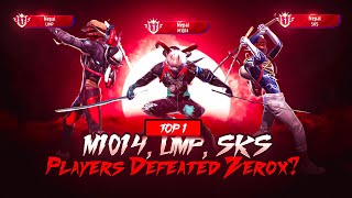 Zerox FF Vs Top 1 M1014 UMP amp SKS Player😳🔥 [upl. by Kahaleel]