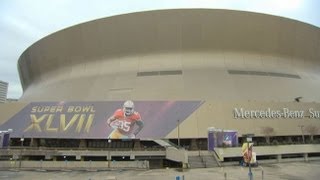 Superdome Welcomes Super Bowl [upl. by Tletski]