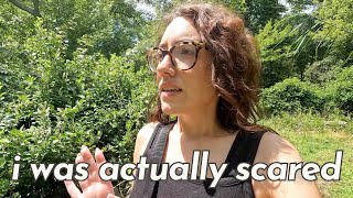 SOLO TRAVEL NY Vlog this park scared me  Katie Carney [upl. by Annayad611]