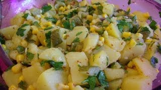 Kartoffelsalat ohne MayonnaiseTürkische RezeptePatates piyazi [upl. by Arathorn]