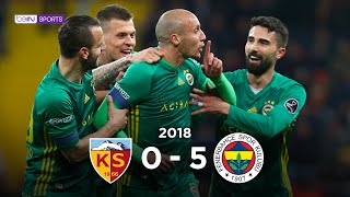 Kayserispor 0  5 Fenerbahçe  Maç Özeti  201718 [upl. by Ardnoid]