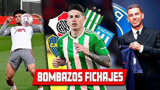 LO ÚLTIMO JAMES x ARGENTINA l LUS DIAZ LIVERPOOL l LUCAS x PSG l CARRASCAL A ITALIA l FICHAJES [upl. by Ariada]