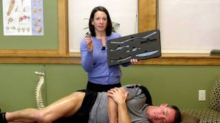 Bend Total Body Chiropractic Dr Liebowitz demonstrates Graston Technique [upl. by Ydnamron]