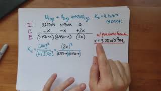 Solving Equilibrium ICE Tables WITHOUT the Quadratic Formula [upl. by Slen]