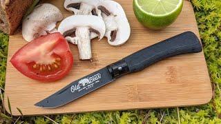 Нож Old Bear Black M Antonini Knives тест  testing [upl. by Brendin]