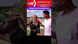 Rambazamba im Wald 👀 Marc Eggers Umfrage auf Parookaville Festival REAKTION shorts [upl. by Aderfla]