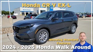 2024  2025 Honda CRV EXL Standard Features Walkaround [upl. by Sivia408]