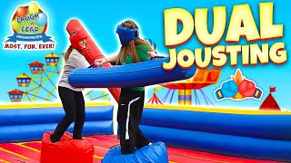 2 Player Jousting Game  Inflatable Joust for Events  Competitive Game for Youth amp Adults [upl. by Ellekram]