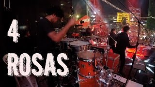 4 Rosas  jorge Celedon y Sergio luis Rodriguez  Juanmadrums [upl. by Dodds]