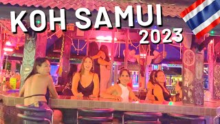 Koh Samui Lamai Beach Thailand Nightlife Walking Tour July 2023 [upl. by Conlon]