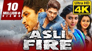 Asli Fire  असली फायर 4K ULTRA HD Hindi Dubbed Movie  Allu Arjun Amala Paul [upl. by Idolem966]