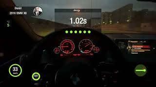 BMW X6 F16 40d stage 1 0100 acceleration [upl. by Kally]