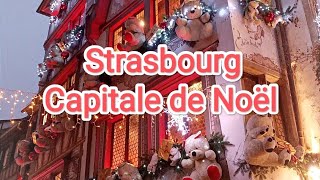 Weihnachtsmarkt Strasbourg CAPITALE de NOËL 2022 – Frankreich 4K [upl. by Jeth]