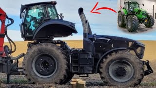 Agrotron statt Xerion 😮 Hackschnitzel Häckseln mit dem DeutzFahr 9340 TTV Warrior [upl. by Atnoed]