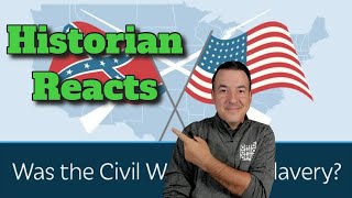 Was the Civil War About Slavery  PragerU Reaction [upl. by Schreibe]