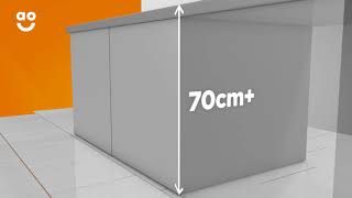 Downdraft Hoods Measurement Guide  aocom [upl. by Ahsemac]