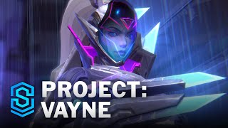 PROJECT Vayne Wild Rift Skin Spotlight [upl. by Berlauda]