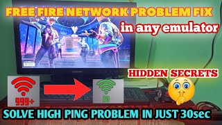 how to solve network problem in free fire pc  how to fix free fire network connection error in pc [upl. by Aneladdam]