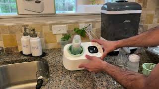 Momcozy Waterless Bottle Warmer Review  How long does it Take [upl. by Yrok]