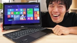 タブレットにも変身するUltrabook「FMV LIFEBOOK TH90P」がキター！ [upl. by Aisac]