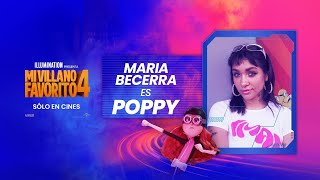 María Becerra es Poppy en Mi Villano Favorito 4 [upl. by Ayaj72]