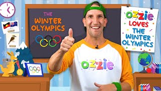 Winter Olympics For Kids  Educational Video For Children About The Winter Games  Learn With Ozzie [upl. by Crofton971]