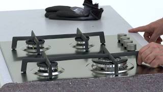 How to install your AEG Gas Hob  Worktop installation [upl. by Cerelly]