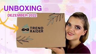 UNBOXING TREND RAIDER BOX DEZEMBER 2022 💗 RABATTCODE [upl. by Ellak]